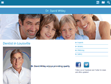 Tablet Screenshot of drdavidwilley.com